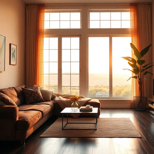 drapes in a nice living room