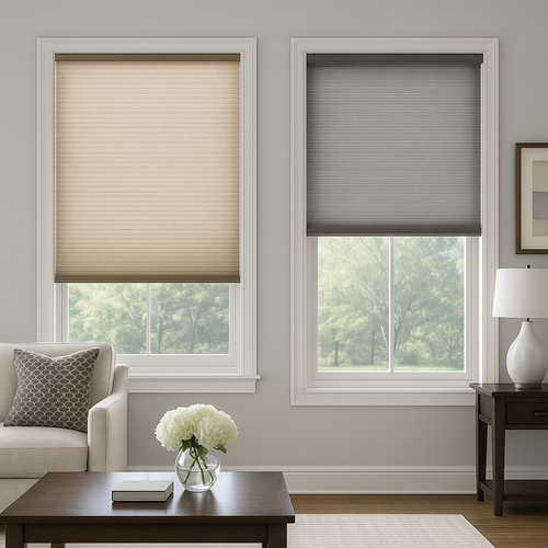 some shades in a nice room