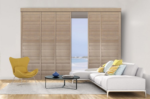 Plantation Shutters for Sliding Glass Doors Thumbnail