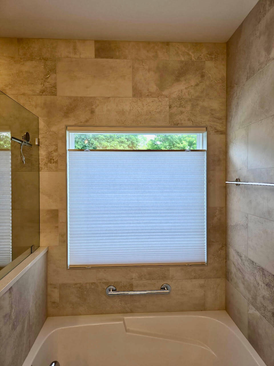 Energy-Efficient Motorized Cellular Shades at Homewood Ct in Franklin, TN