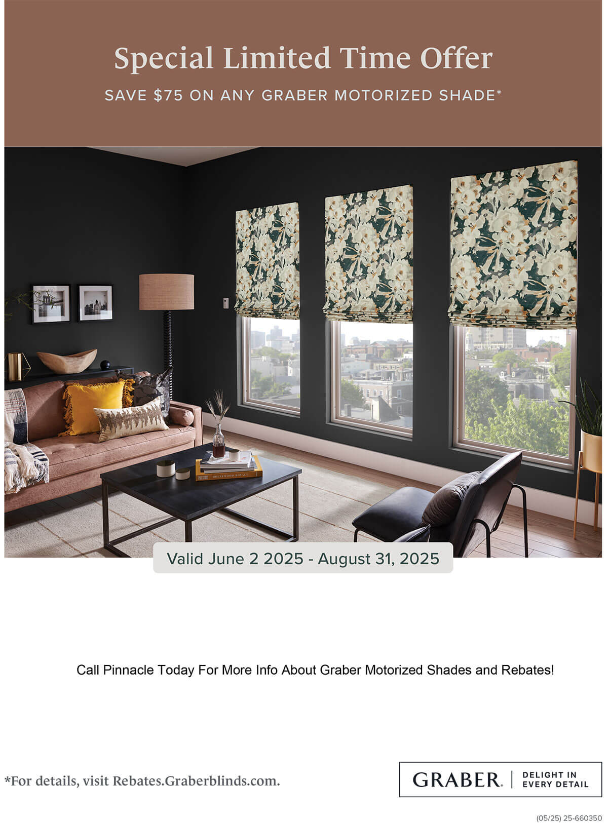 Graber rebate special until august
